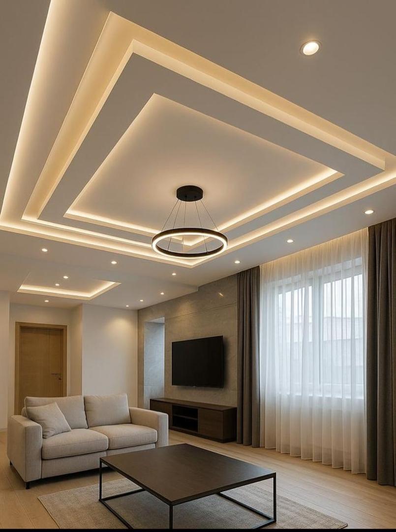 Buildings looking up at sky